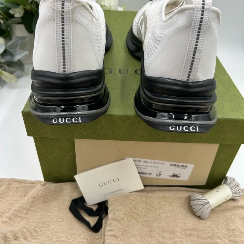 Men’s Gucci trainer, interlocking jeans, sneakers size 13 made in Italy